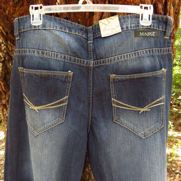 Marq 75 Mens Jeans Relazed Fit Distressed NWT 38 X  32 - Picture 6 of 12